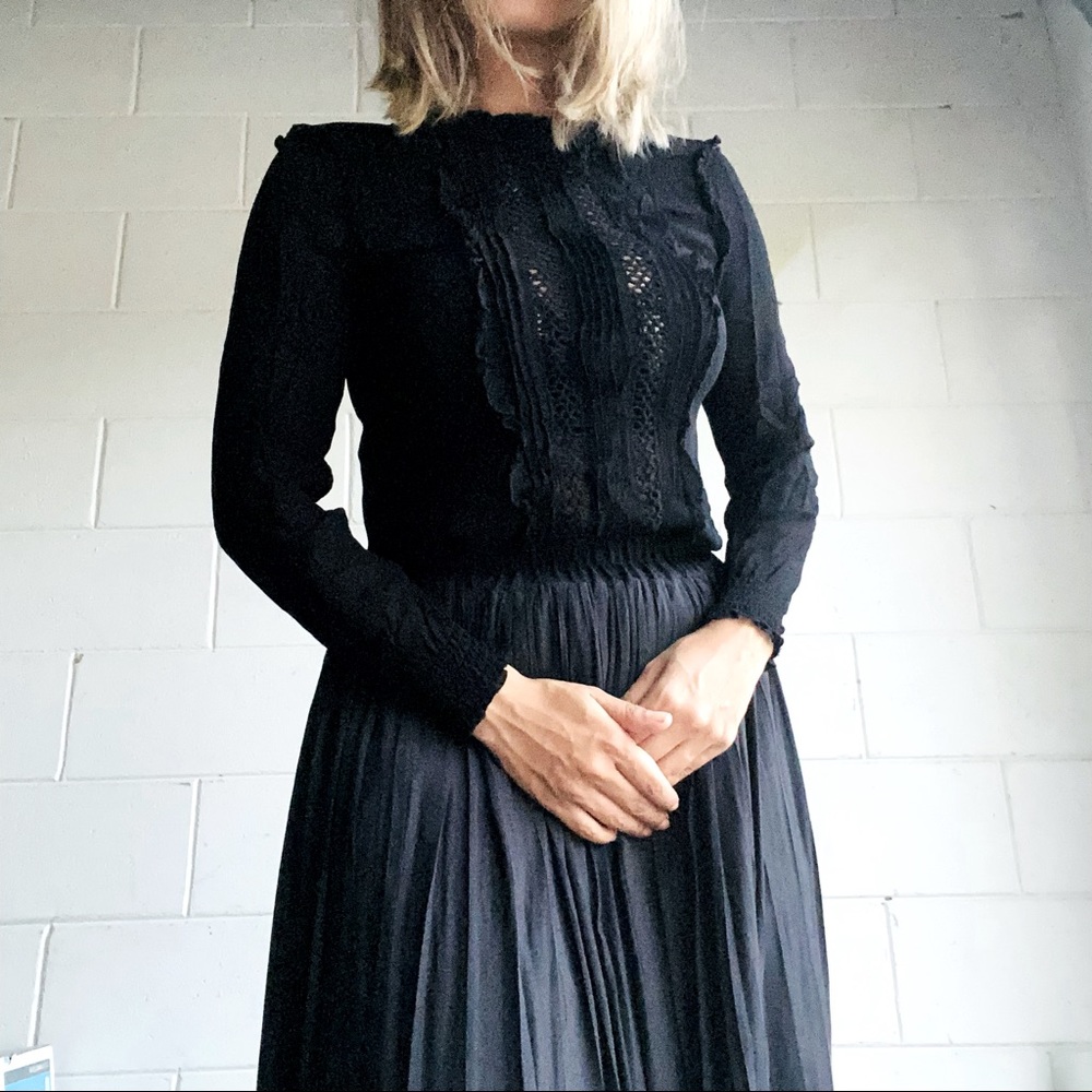 Forever 21 black blouse